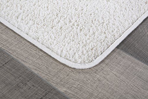 Andiamo Microfibre Bath Mat and Sizes Oeko-Tex 100 Bath Mat Square Bath Mat 50x50 cm Cream - White
