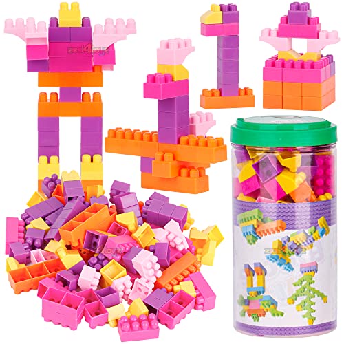 Image of Zest 4 Toyz Building Blocks for Kids 72 Pcs Pieces Construction Toy Puzzle Game Creative Building Set Educational Learning Activity Blocks Brain Development Toy for Boys Girls 3+ Years