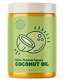 Popsmith Popcorn Butter Flavored Coconut Oil - 30oz Popcorn Popping Oil - Makes Movie Theater Style Popcorn - Zero Trans Fat, Vegan, Gluten Free, Made in USA