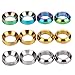 2 Pairs TC4 Front Brake Caliper Gasket, Dilwe Headset Spacer for Mountain Motorcycle Colorful