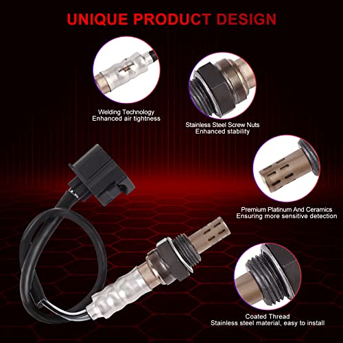 Sensor de oxígeno pack de 4 compatible con Dodge y Jeep miniatura 2