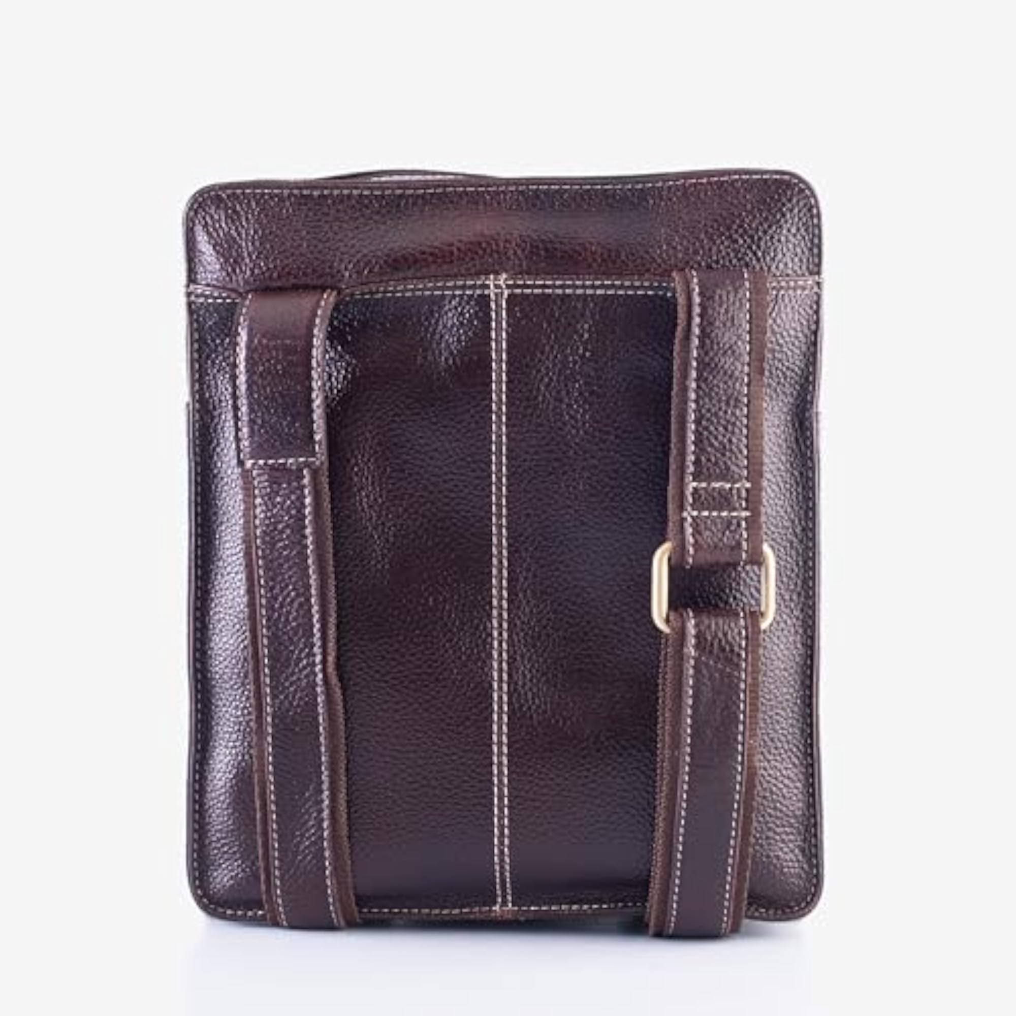 Leather Crossbody Sling Bag for Men, Adjustable Strap