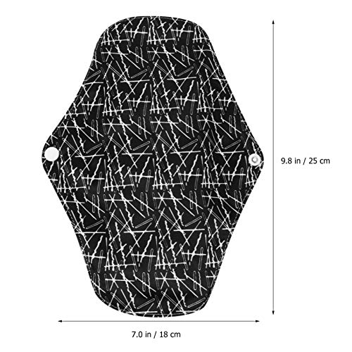EXCEART 1 Conjunto de Absorventes Higiênicos Reutilizáveis ??Panos Laváveis ??Absorventes Menstruais