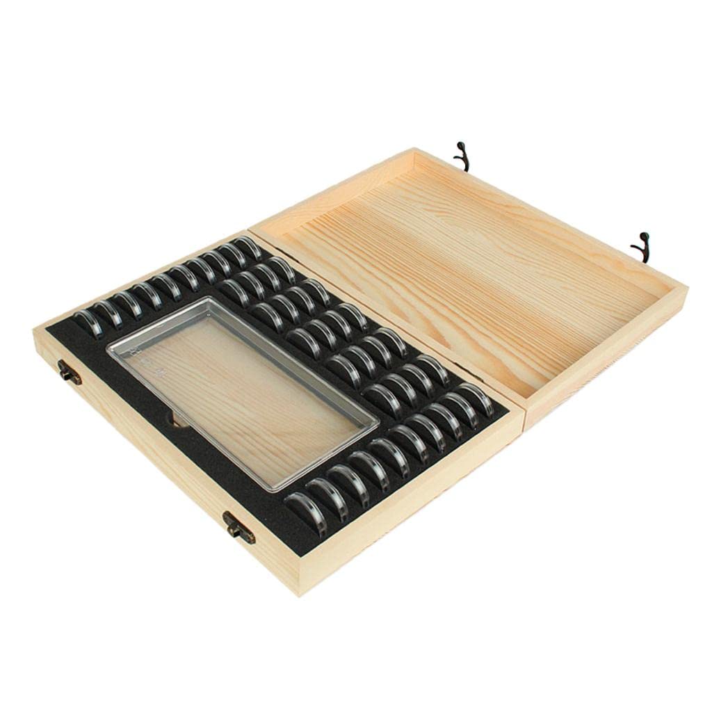 SECRET DESIRE Wood Coins Display Storage Box Collectible Case for Certified Coin Coins & Paper Money | Publications & Supplies | Holders