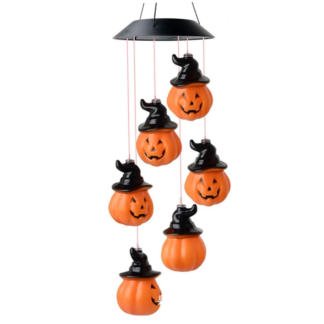 CNAFGBGG Halloween Pumpkin Lights, Solar, Orange.