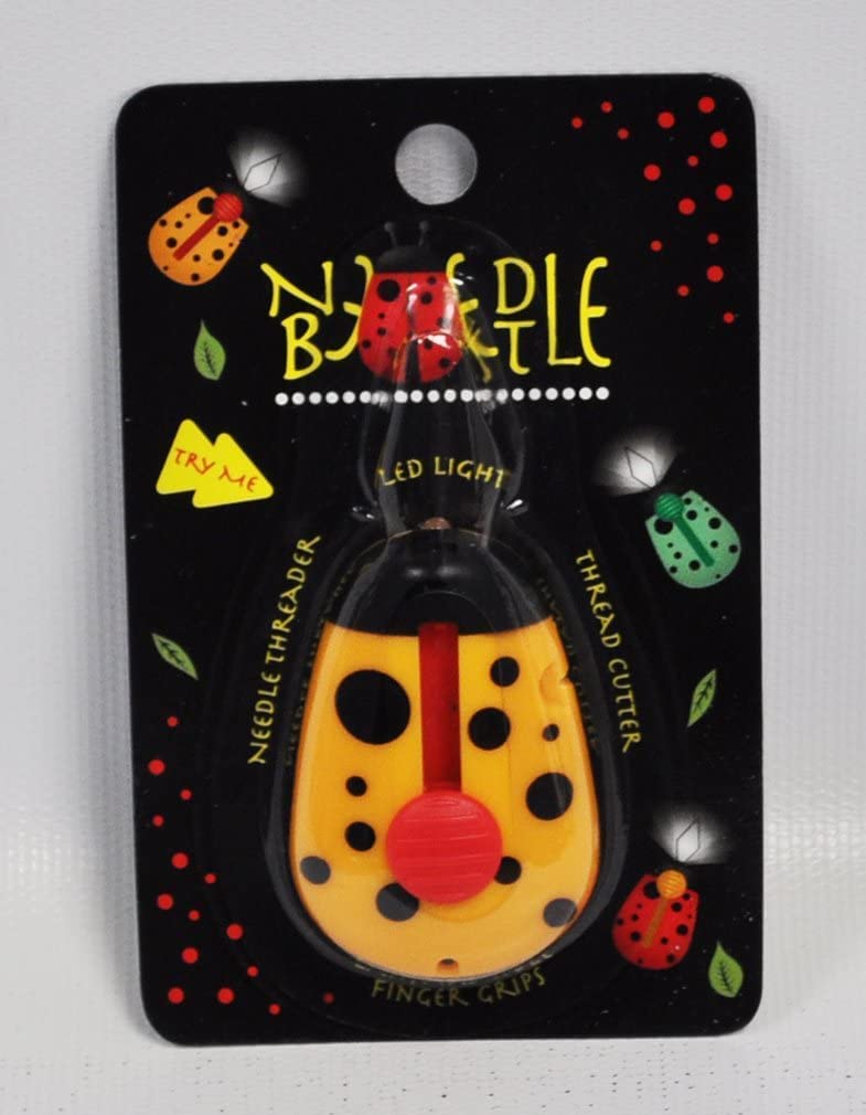 トップス needle Amazon.com: Needle Beetle Needle Threader LED Light Yellow