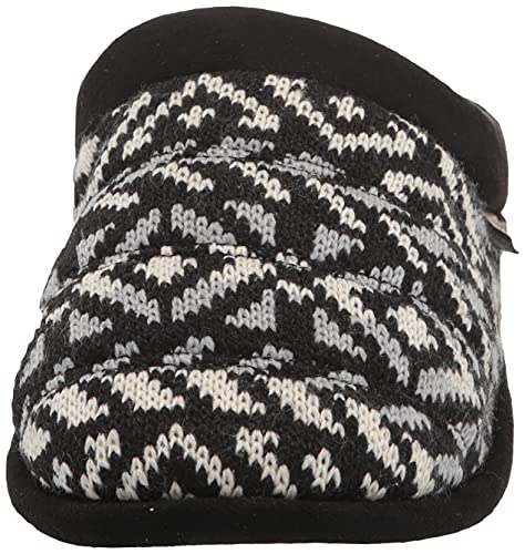 Dearfoams Women's Ashlyn Fairisle Knit Clog Slipper2