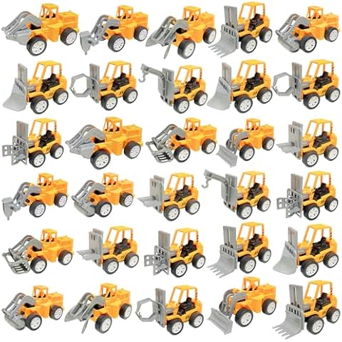 Whkvnng 30PCS Mini Construction Vehicles Cover
