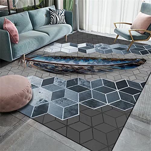 Tapis géométrique abstrait moderne pour une décoration épurée - 2