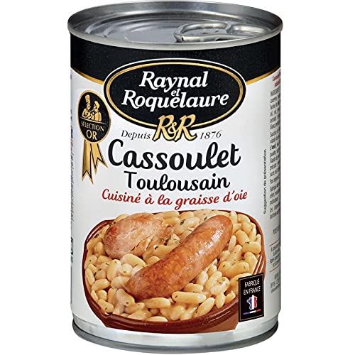RAYNAL ET ROQUELAURE - Cassoulet Toulousain À La Graisse D'Oie 420G - Lot De 4 - Offre Special