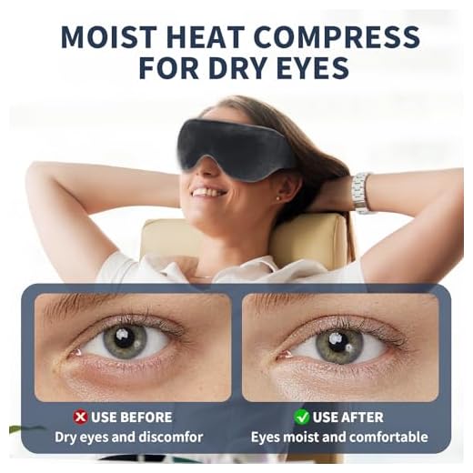 Heated Eye Mask for Dry Eyes Relief