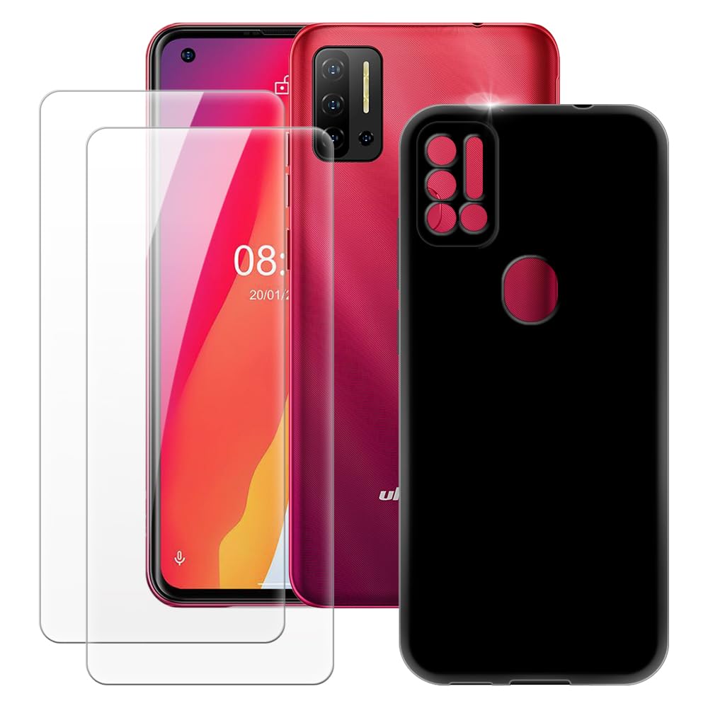 DQG Cover per Ulefone Note 11P + Pellicola Protettiva in Vetro