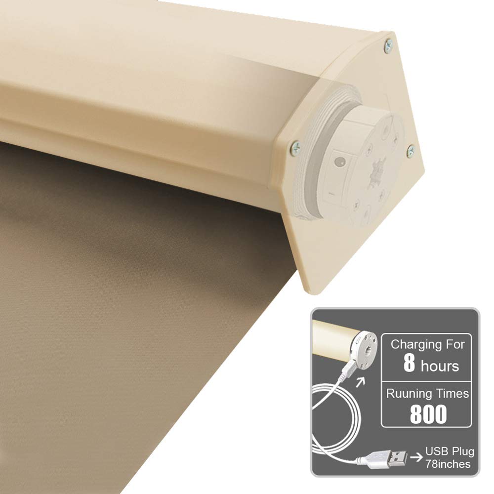 ZY Blinds Motorized Roller Shade