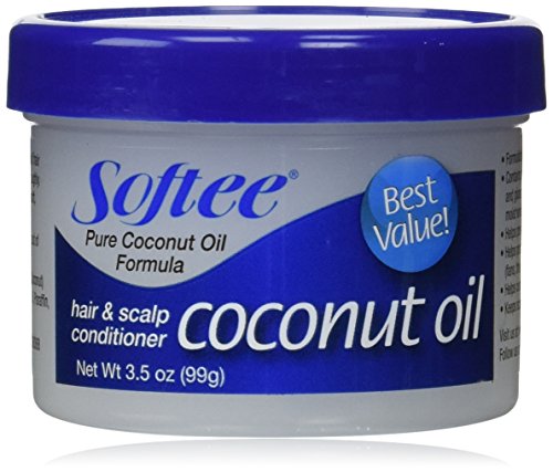Softee Coconut Oil Hair and Scalp Conditioner - 3.5 ounces