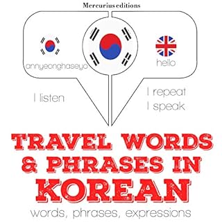 Travel words and phrases in Korean cover art