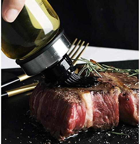 Olie en azijn fles Olie azijn fles dispenser glazen olijfolie fles lekvrije ol fles transparant, met schaalmeting 300 ml… - Image 4