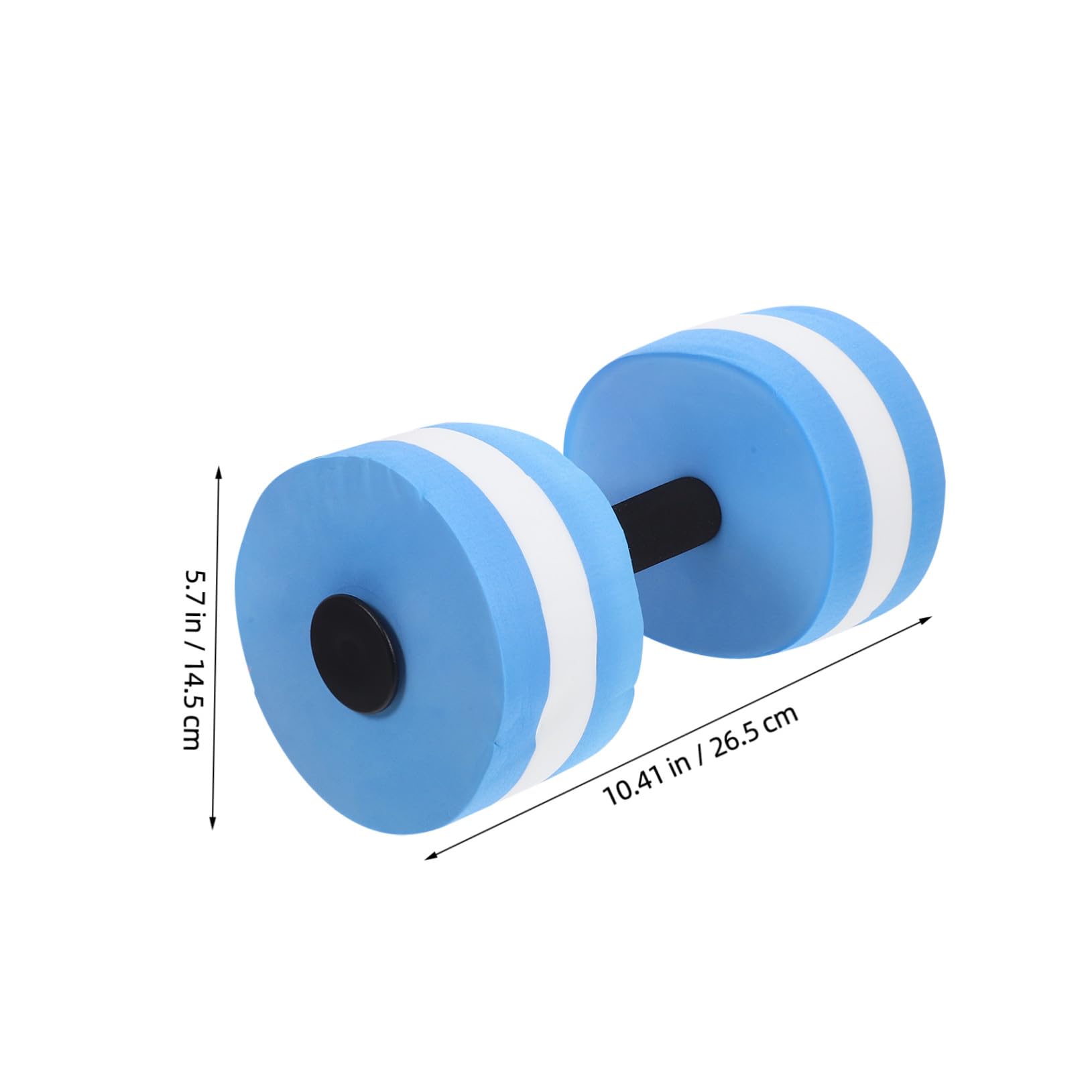 Toddmomy 2pezzi Manubri Galleggianti in Eva per Esercizi Acquatici Attrezzatura Fitness per Piscina Pesi per Acqua per Acquagym e Allenamenti