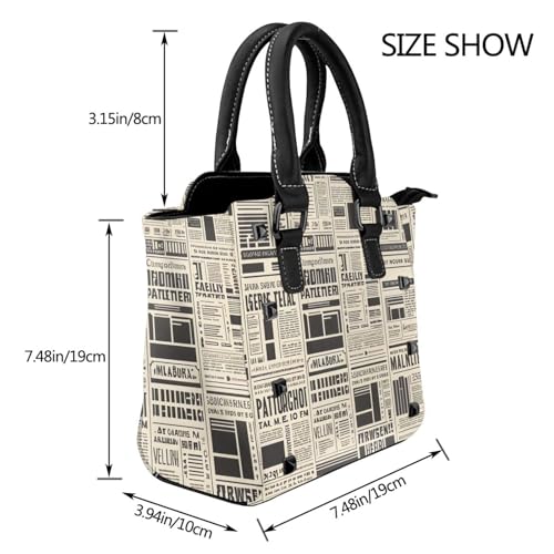 Bolso bandolera para mujer en cuero PU con tachuelas miniatura 3