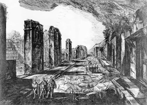 Lienzo de la Taverna di Pompei de Piranesi: renueva tu sala de estar con este cuadro de 60x90cm
