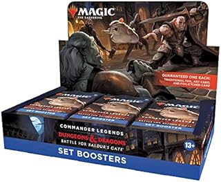 Magic: The Gathering Commander Legends: Battle for Baldur’s Gate Set Booster Box | 18 Packs (270 Magic Cards)