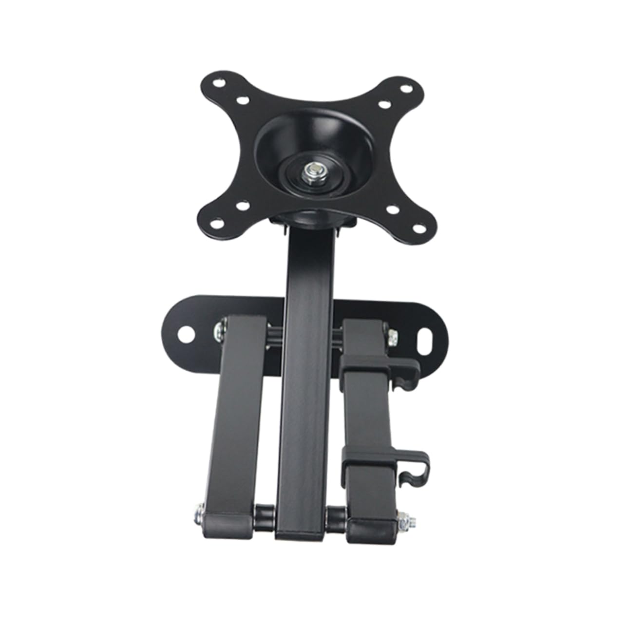 UPKOCH Supporto Tv Muro Fisso Con Di Gradi Per Monitor Lcd Led Da Staffa Per Installazione Semplice Ambienti Domestici e Commerciali Nero