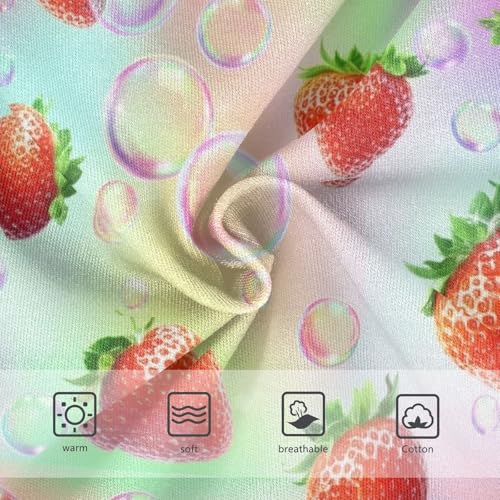 Strawberry Sparkling Bubbles Toddler Girls Underwear 2t Cotton Girl Panties Cute Animal Briefs Underpants3