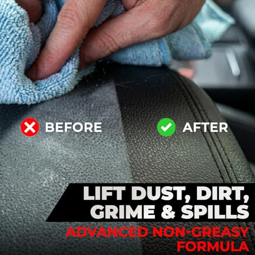 Image of SHINE ARMOR Car Interior Cleaner & Protectant - Interior Detailer Spray with UV Defense, Streak-Free Car Cleaning Spray for Dashboard, Leather, Vinyl, Plastic & Rubber - Trucks, SUVs & RVs - 16 fl oz