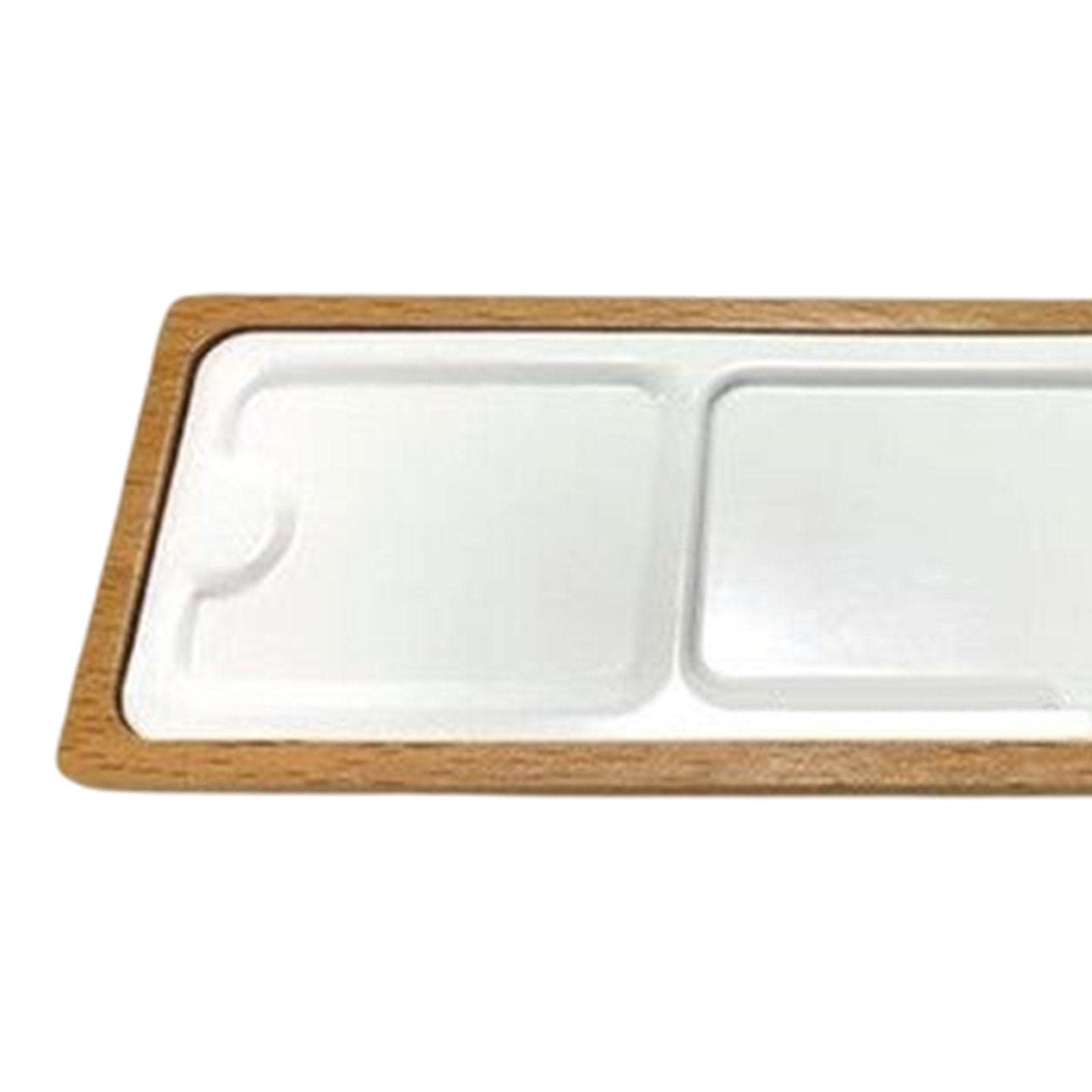 Enakshi® 3 Grids Color Pallet Crafts Mixing Tray Creative Art Holder Poster Wooden|Crafts | Art Supplies | Painting Supplies | Painting Tools & Accessories | Palettes