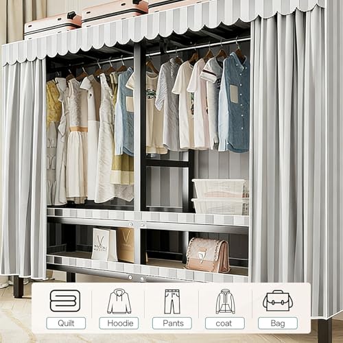 Penderie pliable portable pour optimiser le rangement des studios - 8