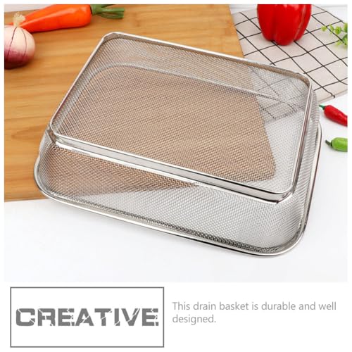 Colador multifuncional de acero inoxidable para frutas y verduras miniatura 4