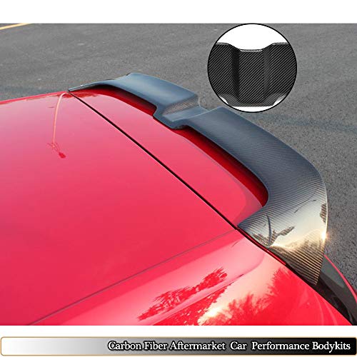 Mcarcar Kit Carbon Fiber Trunk Spoiler Fits For Volkswagen Vw Golf 7 Vii Mk7 Gti R 3Door 5Door Hatchback 2014-2018 Customized Roof Window Top Wing Lip (Carbon Fiber) #TOP1