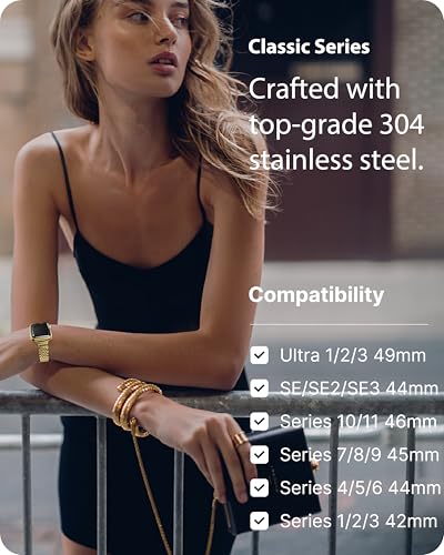 Image of Fullmosa Slim Metal Band for Apple Watch