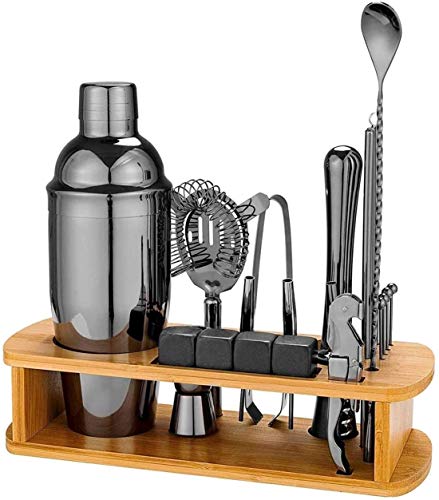 Set coctelera con accesorios de acero inoxidable miniatura 1