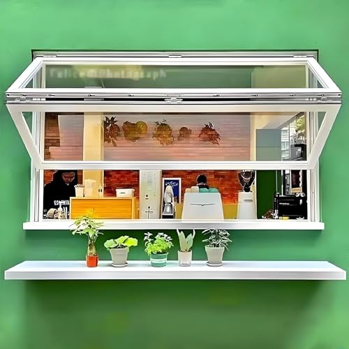 YVYKFZD Schiebefenster Imbisswagen 34x18in