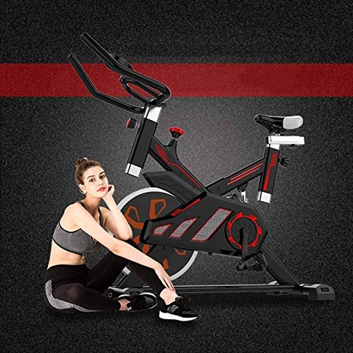Image of Bicycle Portable Indoor Aerobic Training Exercise Bikes with 15kg Large Flywheel Adjustable Height Seat Handlebar
