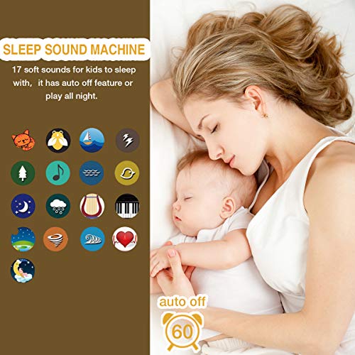 Ankemei Cat Alarm Clock For Kids, Toddler Children's Ok To Wake Up Sleep Training Clock With 8 Night Light,17 Sleep Sound Machine, Kids Alarm Clocks For Boys Girls Bedroom #TOP4