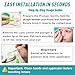 6-Pack Vented Scleral Lens Inserter, Contact Lens Applicator Tool for Hard/RGP Lenses, Scleral Lenses, Hard Contact Lens Plunger Fit for Lens Stand, Contact Lens Tweezers Included