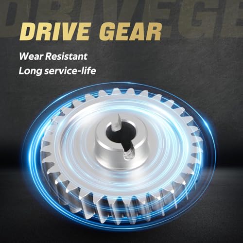 Himarklif AS41C4220A Upgrade Aluminum Alloy Drive And Worm Gear Kit Compatible With Liftmaster Craftsman Chamberlain Master Mechanic Garage Master Door Opener Access System Replace# 41A2817 41C4220 41C4220A thumb #2