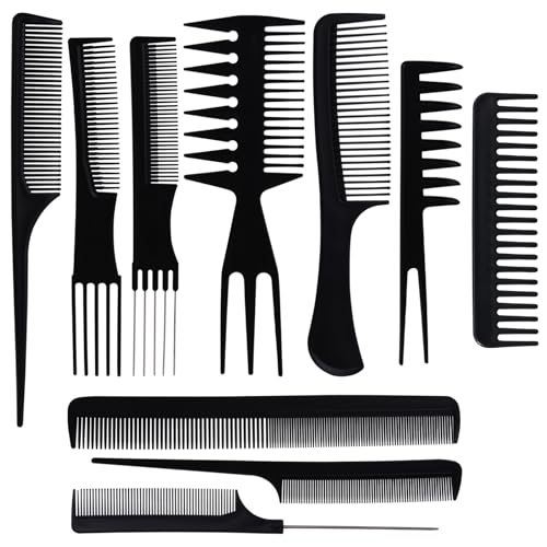 BS-MALL Einfac Professional Alle haartypes Styling Kam Set 10 Stuks
