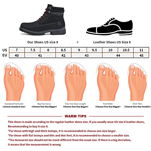 MAZURKA Men's Fashion Sneakers Running Walking Trail Shoes Athletic Sport Sneakers Non Slip Ultra Lightweight Mesh High Elastic Insole Casual Fashion Sneakers for Men Black 9.5 - Image 8