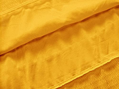 Image of NASHALYLY Women's Chiffon Elastic High Waist Pleated A-Line Flared Maxi Skirts