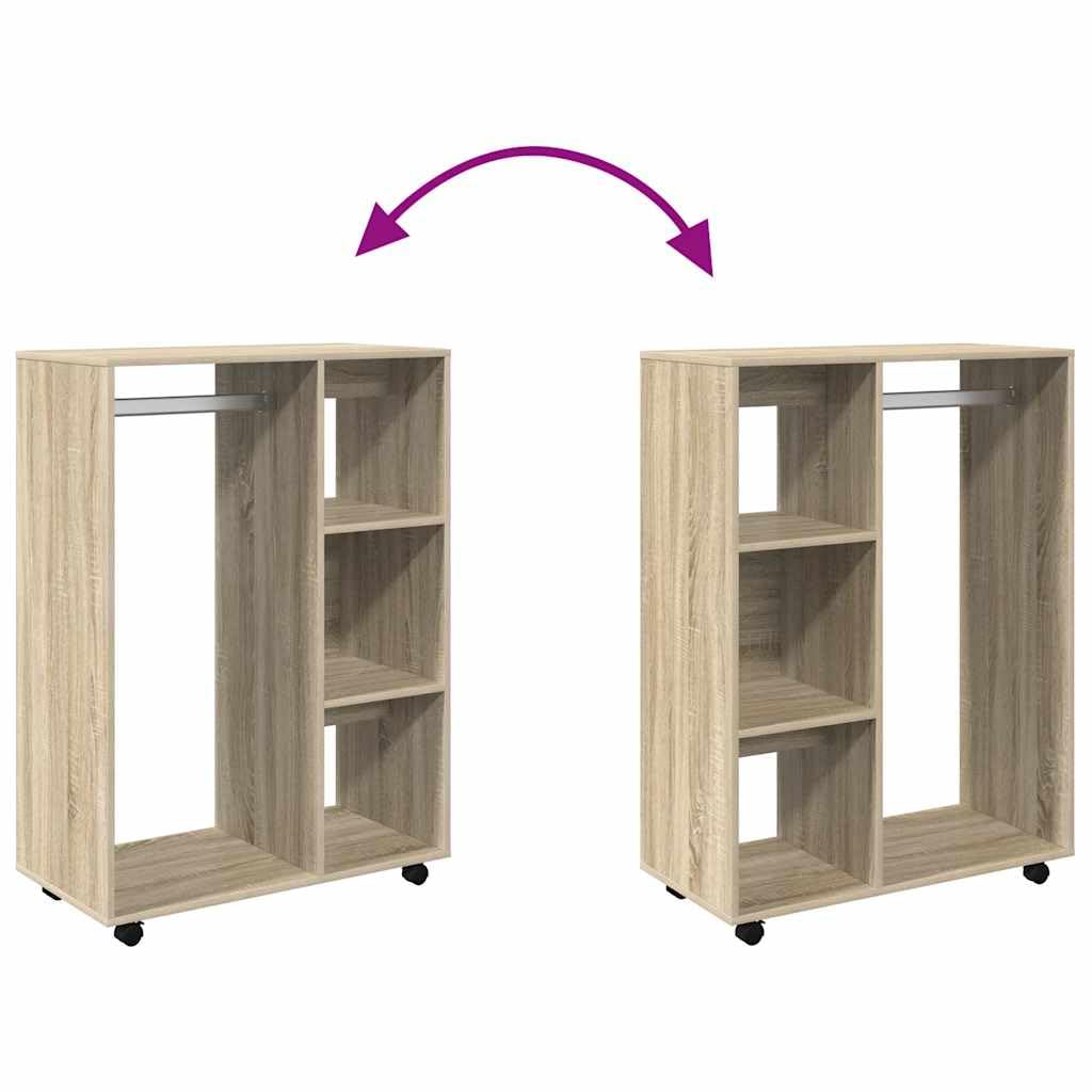 vidaXL Armario Madera de ingeniería Color Roble Sonoma 80x40x110 cm