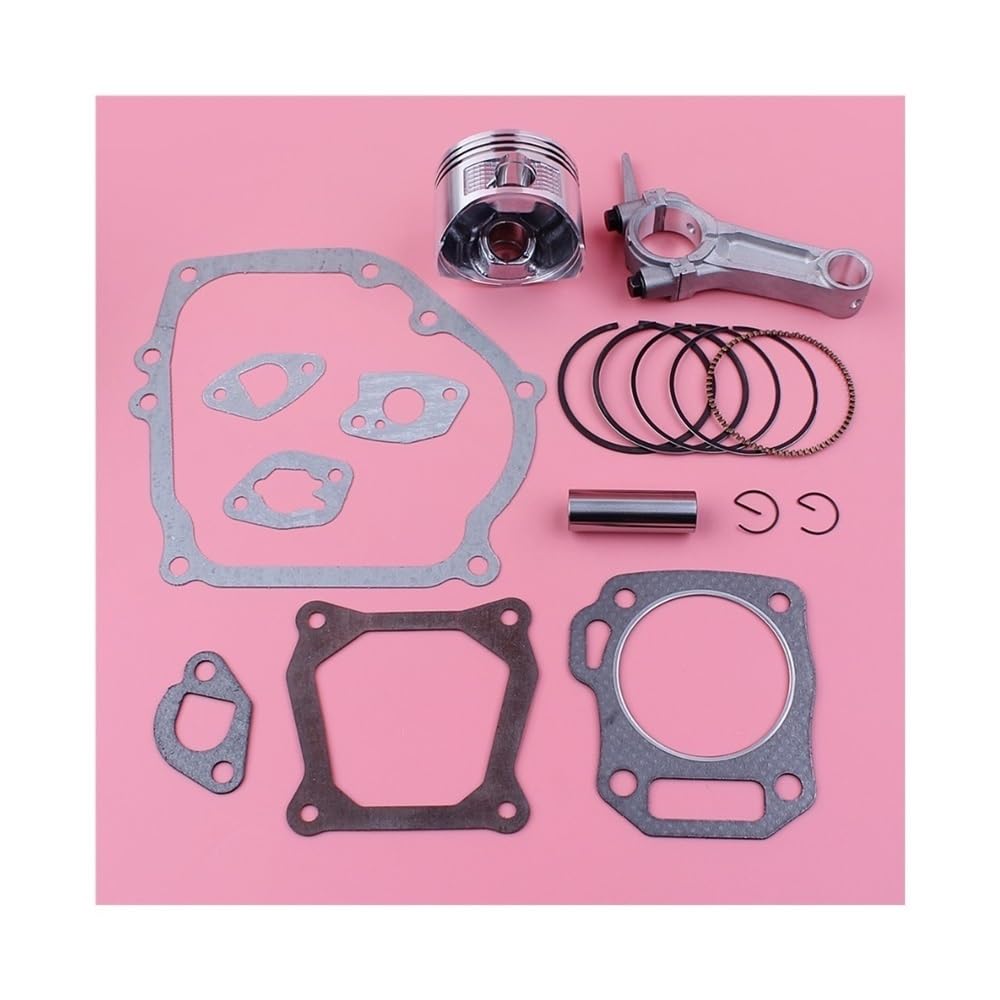 Kit Completo de Juntas de biela y pistón de 68 mm for Motor GX160 de 6,5 HP, Repuesto for cortacésped.