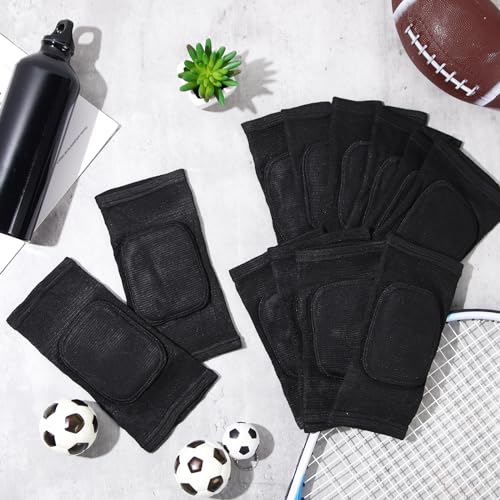 Image of Simgoing 18 Pairs Volleyball Knee Pads Bulk for Dancers, Cheerleaders, Breathable Knee Pads for Men Women Kids Knees Protective, Knees Brace Volleyball Dance Tennis Workout Climbing (M,Black)