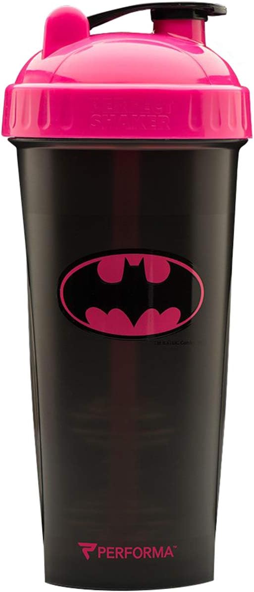 Performa Shakers Dc Comic Hero Series Shaker, 800 ml, Pink Batman Black/Pink
