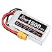 Price comparison product image Makerfire 1500mAh 11.1V 3S Lipo Battery 45C with XT60 Plug for RC Car Boat Truck Heli Airplane UAV Drone FPV Racing