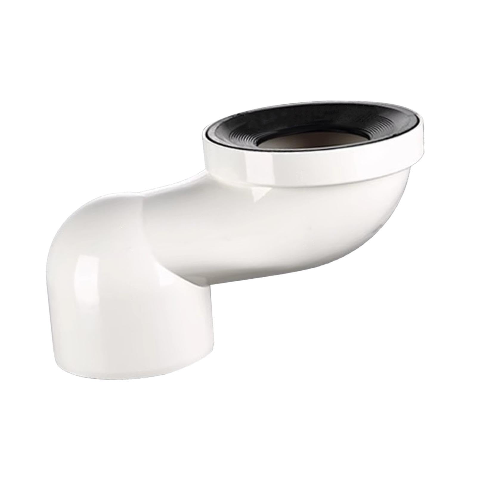 PUXZYAX Professional Toilet Offset Adapter Shifter Ensures Easy Installation with Durable High Strength Features for Plumbing Efficiency Professional Engineering Toilet Seat, White, 12.5cm