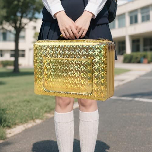 HMZSP Large Capacity Colored Pencil Case - 500 Individual Slots PU leather with Zipper Closure Portable Organizer for Watercolor Pencils Ideal for Artists（Yellow） by HMZSP - Image 5