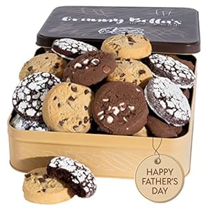 Granny Bella Chocolate Chip Cookie Gifts, Homemade Fresh Bakery Cookies for Fathers Day, Prime Gift Basket Ideas From Daughter Wife Step Son Kids Girlfriend, For Dad Grandpa Husband Papa Uncle Baskets Delivery