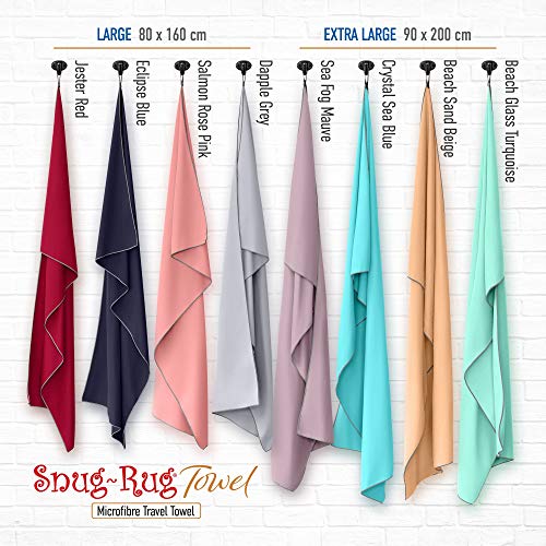 Snug-Rug-Microfibre-Towel-Large-80-x-160cm--Super-Absorbent-Quick-Drying-Lightweight-Compact-Travel-Antibacterial-Swimming-Sports-Travel-Sand-Proof-Beach-Towels-Eclipse-Blue